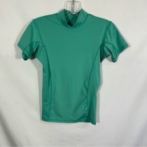 Patagonia Solid Color Women’s Rash Guard Size XS In Mint Green, Mock Neck